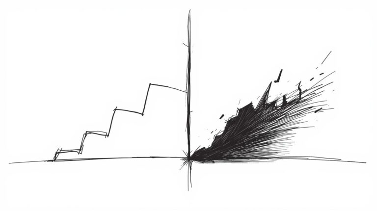 do a sketch about good vs bad loan. No text on sketch, black and white and minimalistic